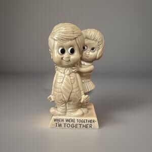 Vintage 1972 W & R Berries Co “ Together” Statue measures 6 1/2 inches tall